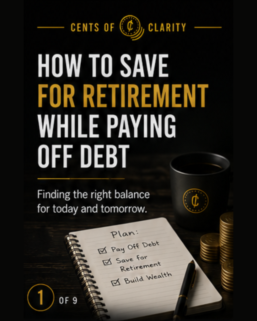 Save for retirement while paying off debt
